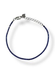 Bracciale Tennis con Pietre Colorate in Argento 925 - immagine 3