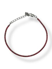 Bracciale Tennis con Pietre Colorate in Argento 925 - immagine 2