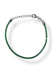 Bracciale Tennis con Pietre Colorate in Argento 925