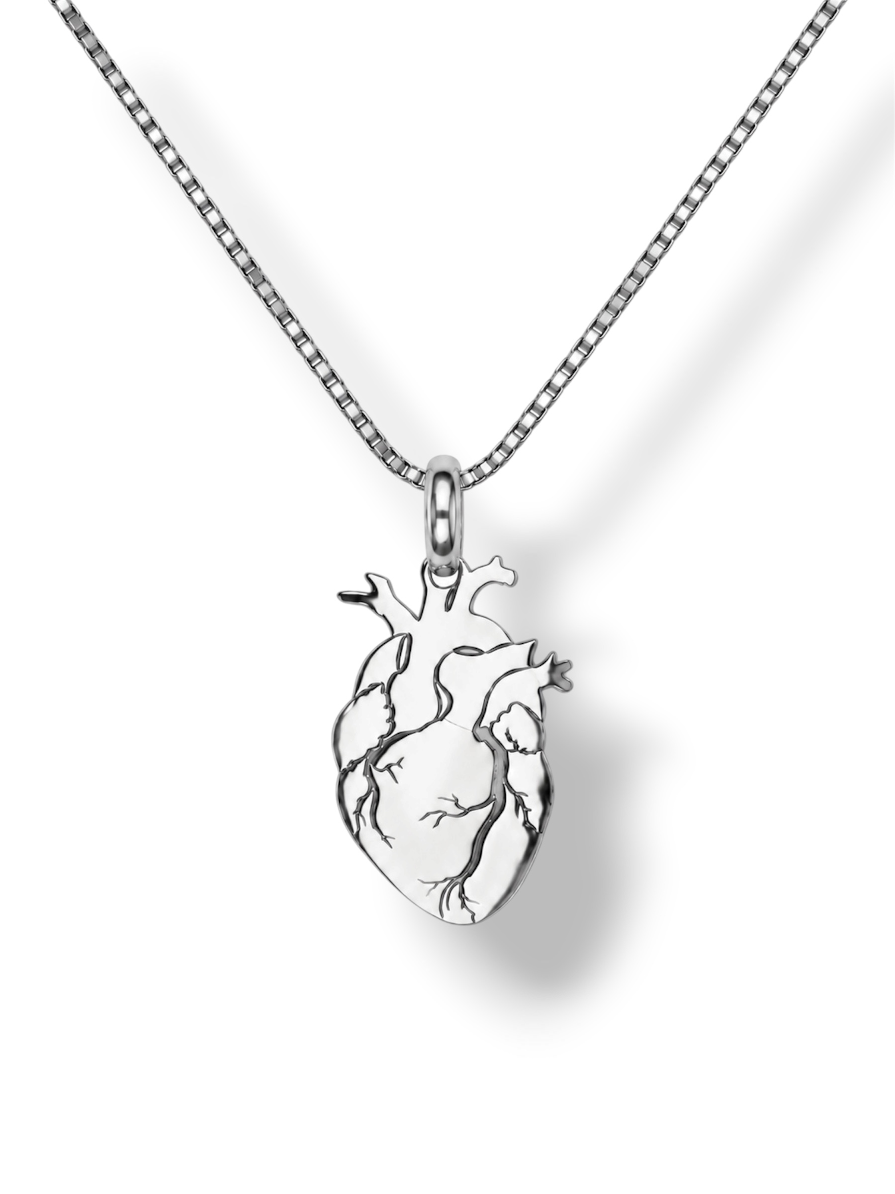 Collana Cuore Anatomico argento Collana Cuore Anatomico Argento 925 - immagine 1