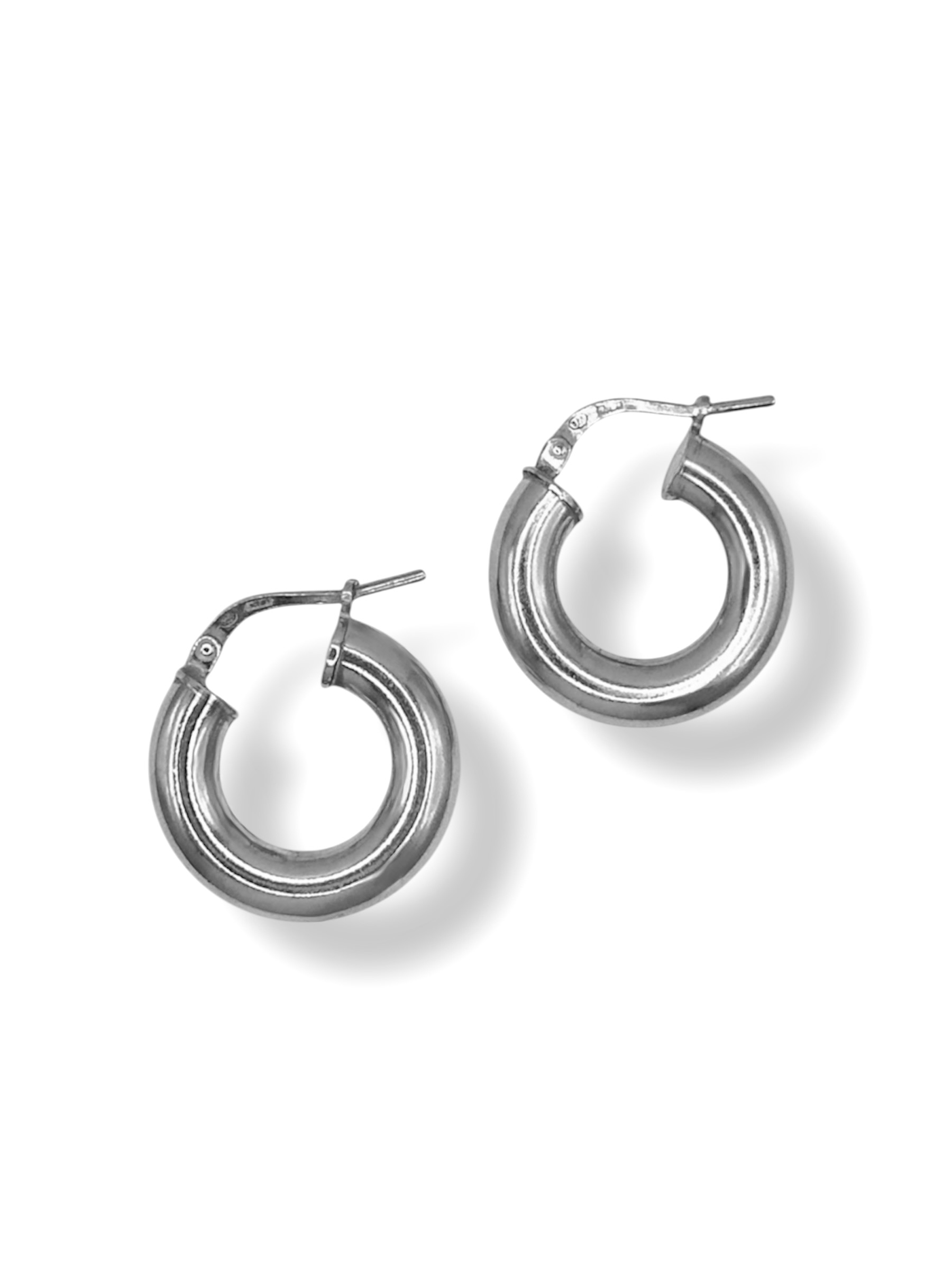 Orecchini Cerchio Bold argento Orecchini Mini Bold in Argento 925 - immagine 1