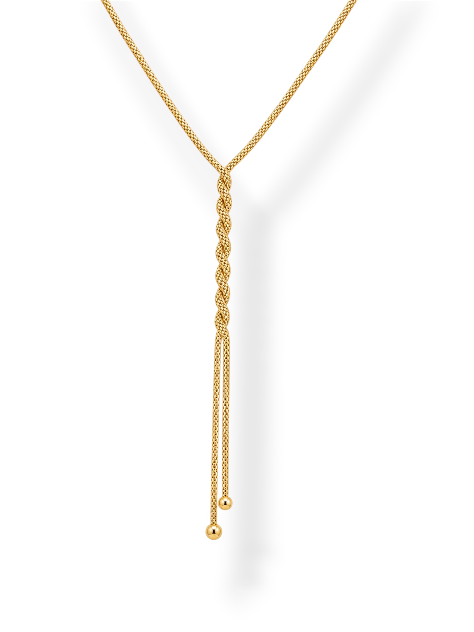 Collana Twist dorato Collana Twist Argento 925 - immagine 1